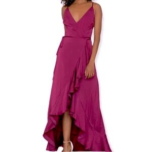 Yumi Kim wrap dress NWT Size M in burgundy